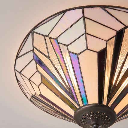 Endon 63935 - Stropna svjetiljka ASTORIA 2xE27/60W/230V pr. 48 cm