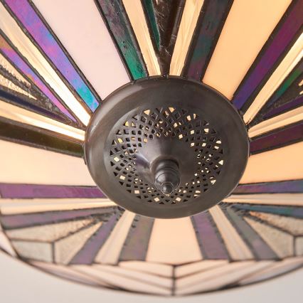 Endon 63935 - Stropna svjetiljka Tiffany ASTORIA 2xE27/60W/230V Ø 48 cm