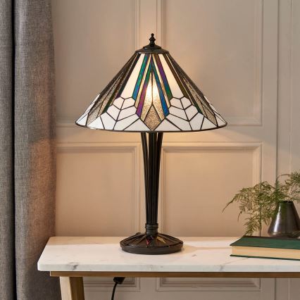 Endon 63939 - Stolna lampa ASTORIA 1xE27/60W/230V Ø 40 cm