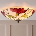 Endon 63960 - Stropna svjetiljka Tiffany BOTANICA 2xE27/60W/230V Ø 45 cm