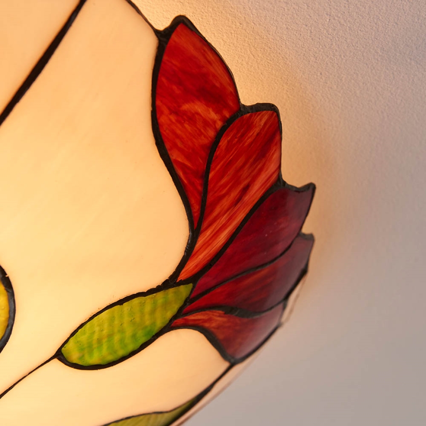 Endon 63960 - Stropna svjetiljka Tiffany BOTANICA 2xE27/60W/230V Ø 45 cm