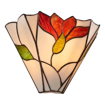 Endon 63964 - Zidna svjetiljka Tiffany BOTANICA 1xE14/40W/230V