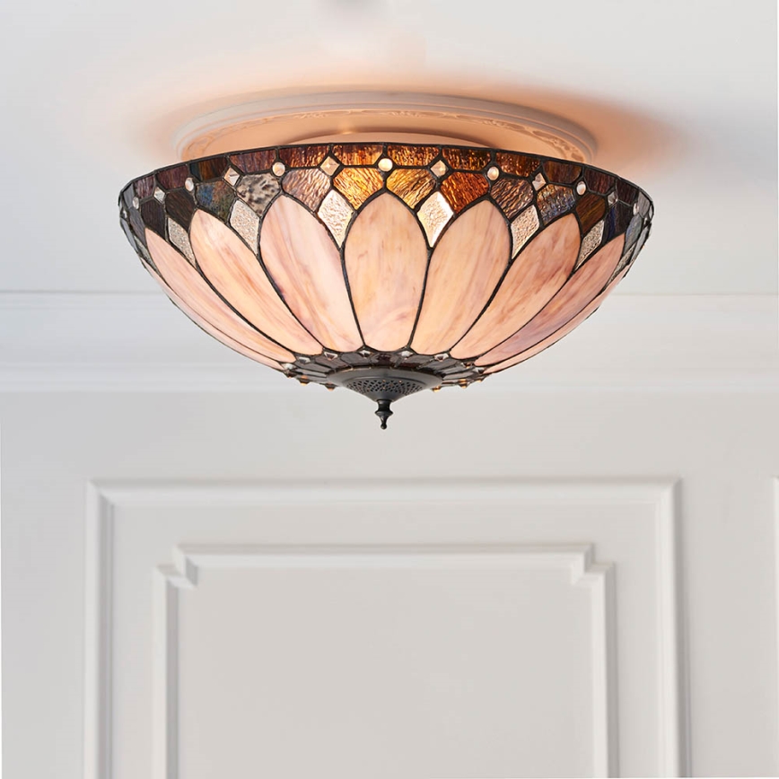Endon 63973 - Stropna svjetiljka BROOKLYN 2xE14/60W/230V pr. 50 cm