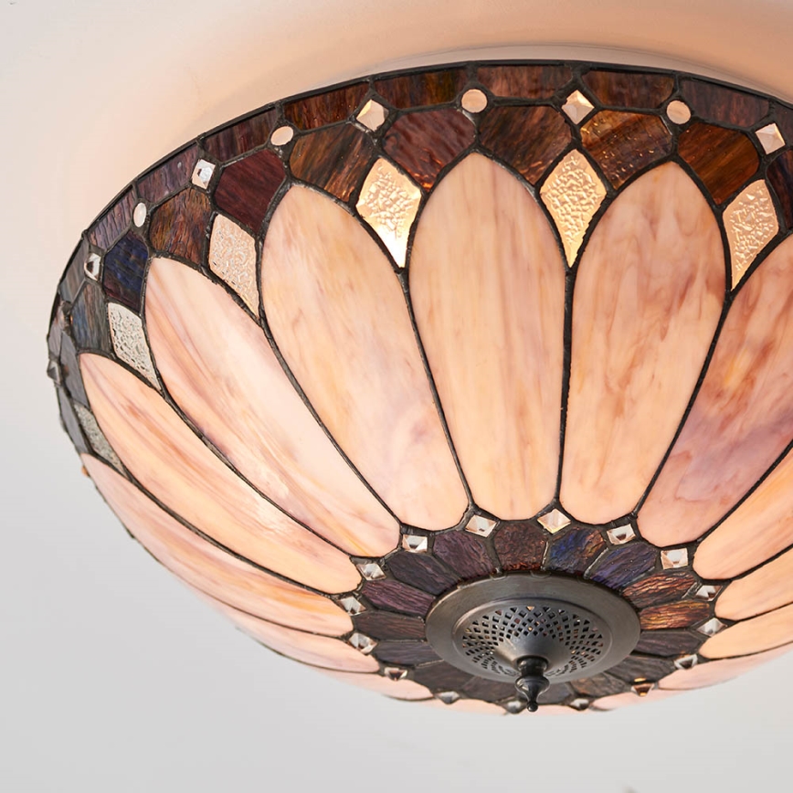 Endon 63973 - Stropna svjetiljka BROOKLYN 2xE14/60W/230V pr. 50 cm