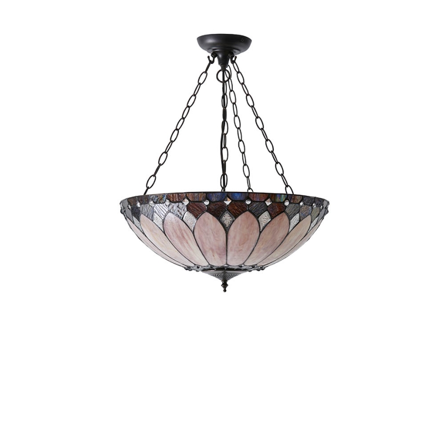 Endon 63976 - Luster na lancu BROOKLYN 3xE27/60W/230V promjer 50 cm
