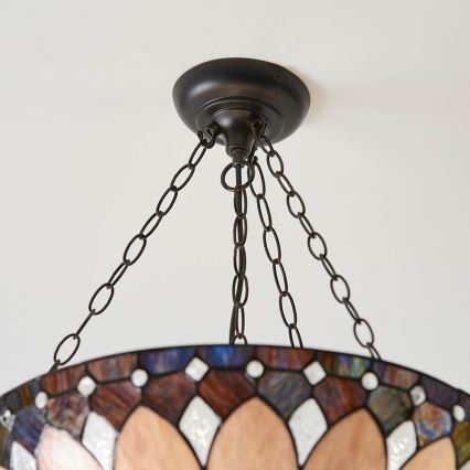 Endon 63976 - Luster na lancu BROOKLYN 3xE27/60W/230V promjer 50 cm