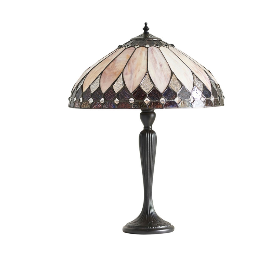 Endon 63982 - Stolna lampa BROOKLYN 1xE27/60W/230V Ø 40 cm