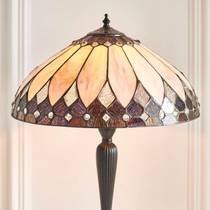 Endon 63982 - Stolna lampa BROOKLYN 1xE27/60W/230V Ø 40 cm
