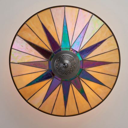 Endon 64043 - Nadgradni luster DARK STAR 3xE27/60W/230V pr. 49 cm