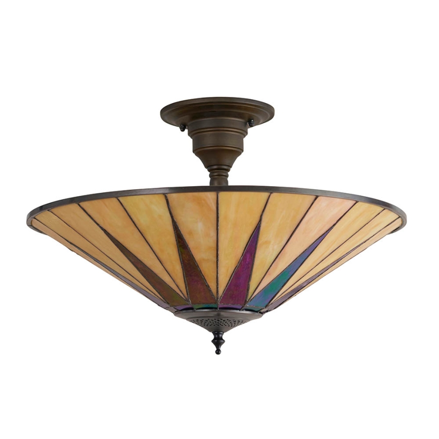 Endon 64043 - Nadgradni luster DARK STAR 3xE27/60W/230V pr. 49 cm