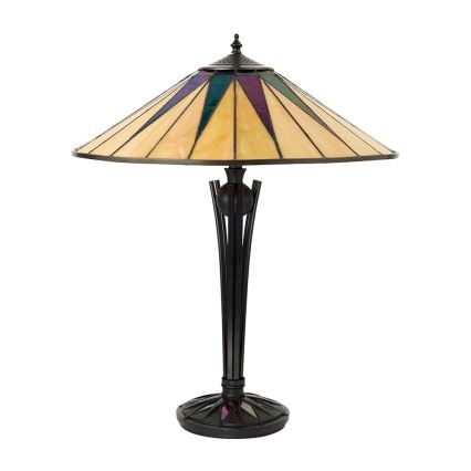 Endon 64045 - Stolna lampa DARK STAR 2xE27/60W/230V pr. 49 cm