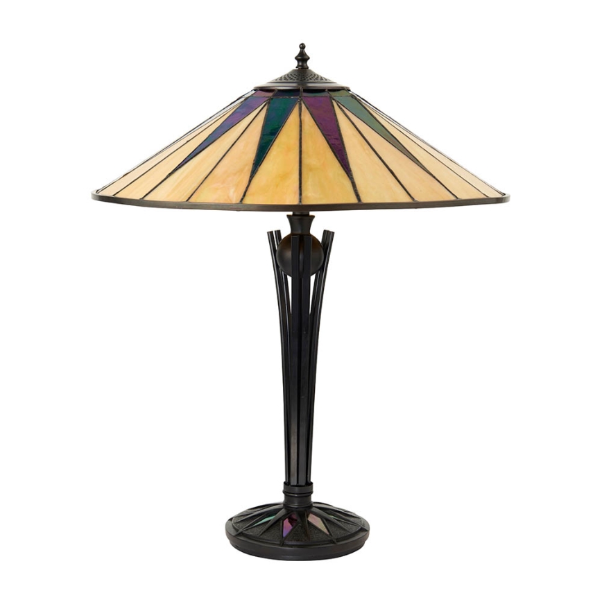 Endon 64045 - Stolna lampa DARK STAR 2xE27/60W/230V pr. 49 cm