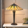 Endon 64045 - Stolna lampa Tiffany DARK STAR, 2xE27/60W/230V, promjer 49 cm