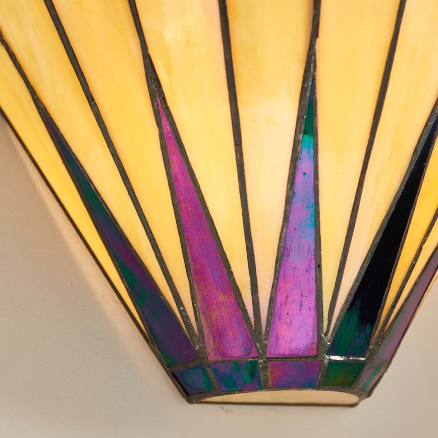 Endon 64046 - Zidna svjetiljka Tiffany DARK STAR 1xE14/40W/230V