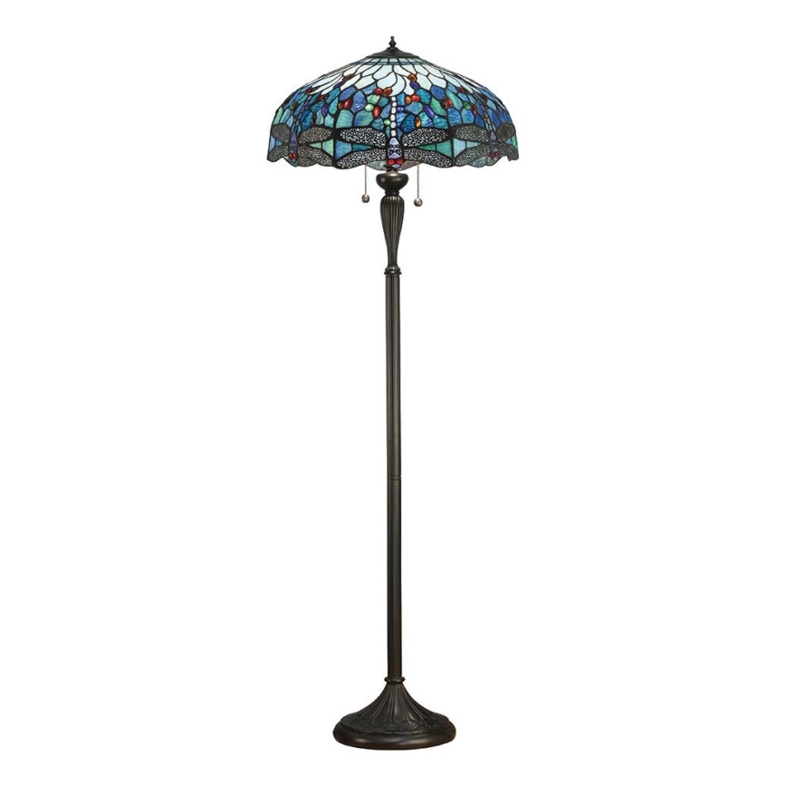 Endon 64069 - Podna lampa DRAGONFLY 2xE27/60W/230V pr. 50 cm