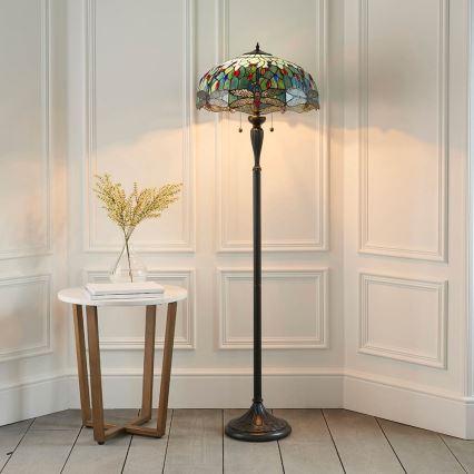 Endon 64069 - Podna lampa DRAGONFLY 2xE27/60W/230V pr. 50 cm