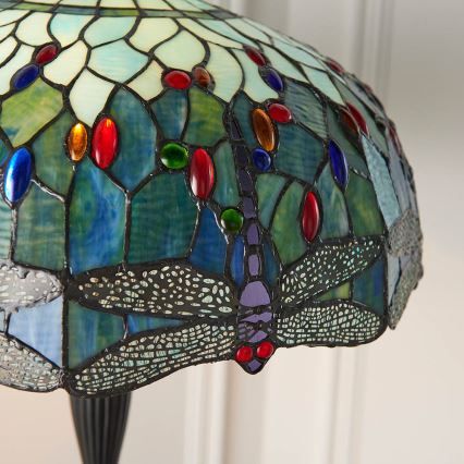 Endon 64069 - Podna lampa DRAGONFLY 2xE27/60W/230V pr. 50 cm