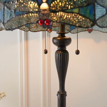 Endon 64069 - Podna lampa DRAGONFLY 2xE27/60W/230V pr. 50 cm