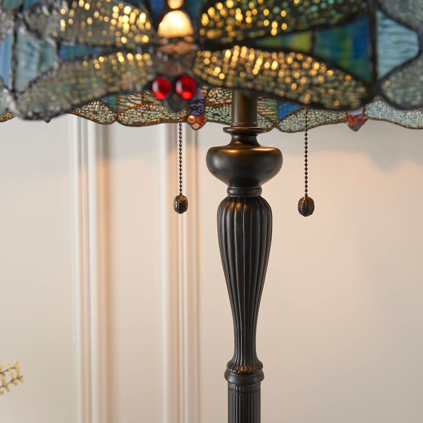 Endon 64069 - Podna lampa DRAGONFLY 2xE27/60W/230V pr. 50 cm