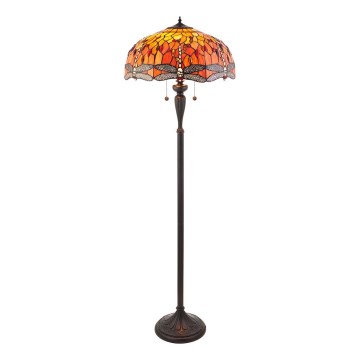 Endon 64070 - Podna lampa DRAGONFLY 2xE27/60W/230V pr. 50 cm