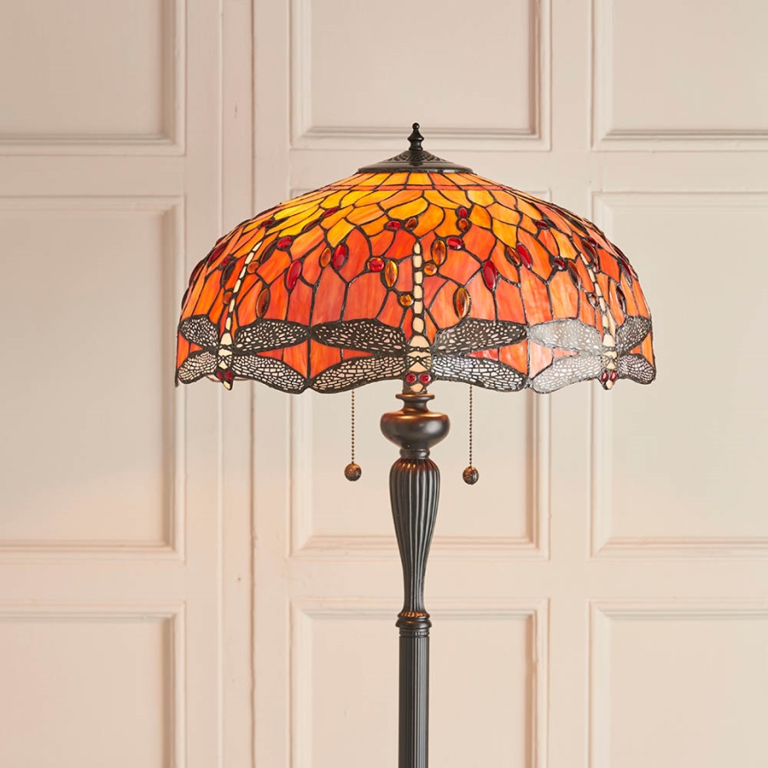 Endon 64070 - Podna lampa DRAGONFLY 2xE27/60W/230V pr. 50 cm