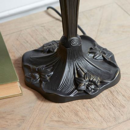 Endon 64085 - Stolna lampa Tiffany DRAGONFLY 2xE27/60W/230V Ø 41 cm