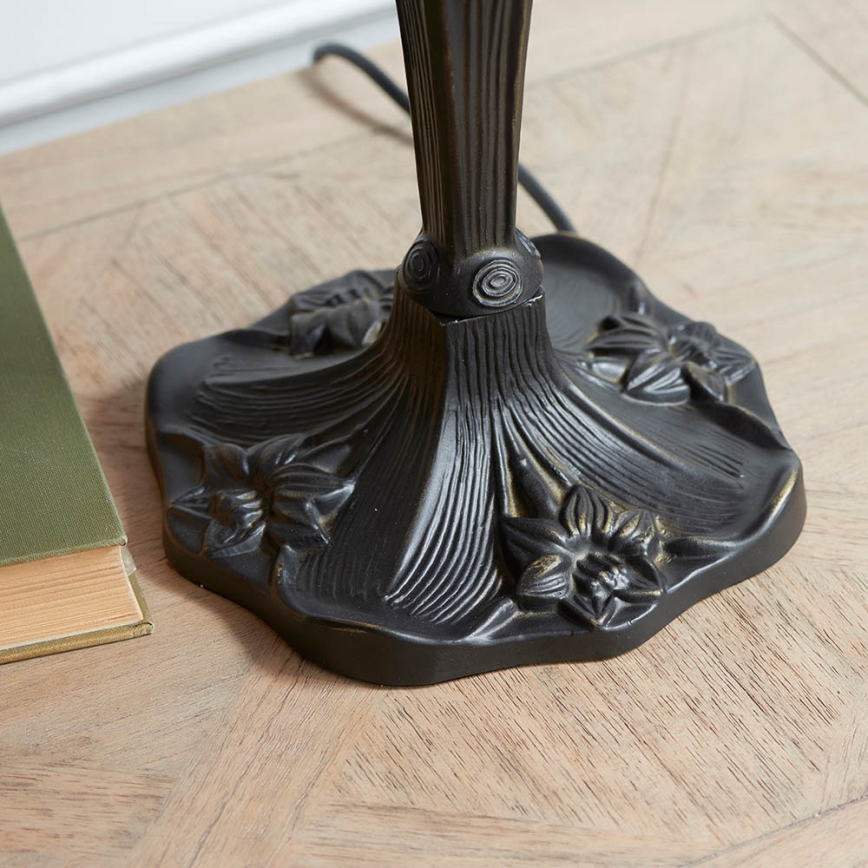 Endon 64085 - Stolna lampa Tiffany DRAGONFLY 2xE27/60W/230V Ø 41 cm