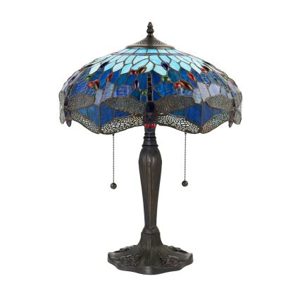 Endon 64089 - Stolna lampa DRAGONFLY 2xE27/60W/230V pr. 41 cm
