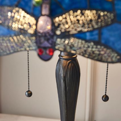 Endon 64089 - Stolna lampa DRAGONFLY 2xE27/60W/230V pr. 41 cm