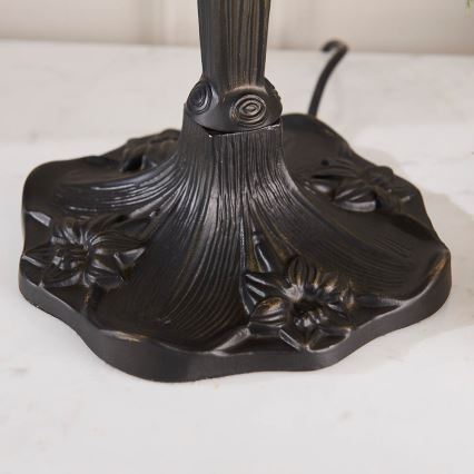 Endon 64090 - Stolna lampa Tiffany DRAGONFLY, 2x E27/60W/230V, Ø 30 cm