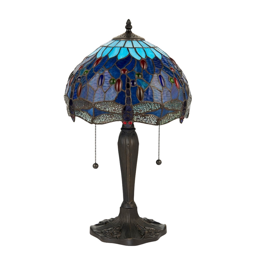 Endon 64090 - Stolna svjetiljka DRAGONFLY 2xE27/60W/230V Ø 30 cm