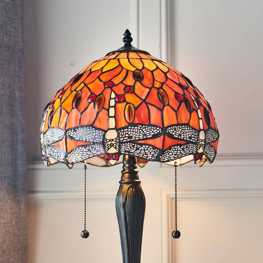 Endon 64092 - Stolna lampa DRAGONFLY 2xE27/60W/230V promjer 30 cm