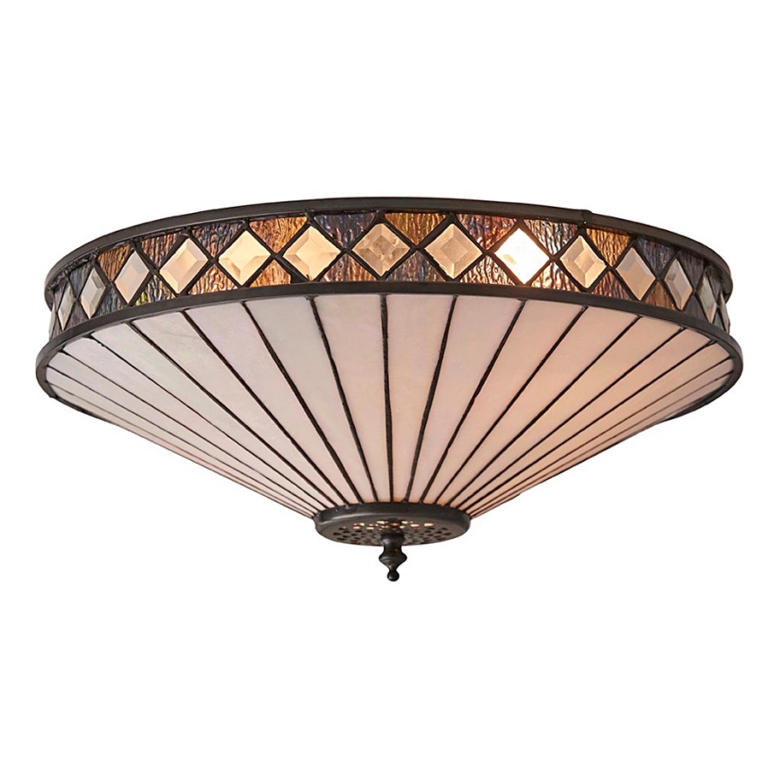 Endon 64145 - Stropna svjetiljka FARGO 2xE27/60W/230V pr. 41,5 cm