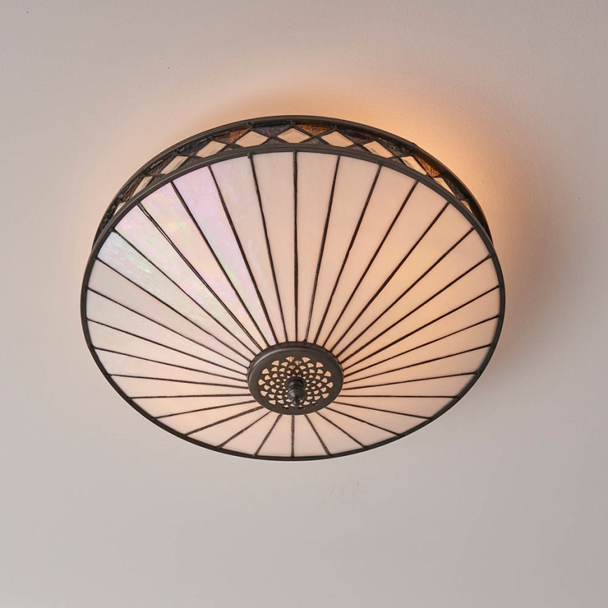 Endon 64145 - Stropna svjetiljka FARGO 2xE27/60W/230V pr. 41,5 cm