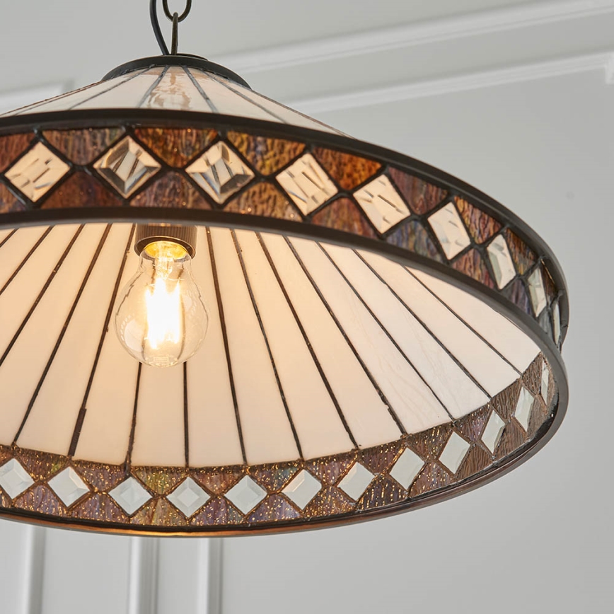 Endon 64147 - Luster na lancu FARGO 1xE27/60W/230V pr. 50 cm
