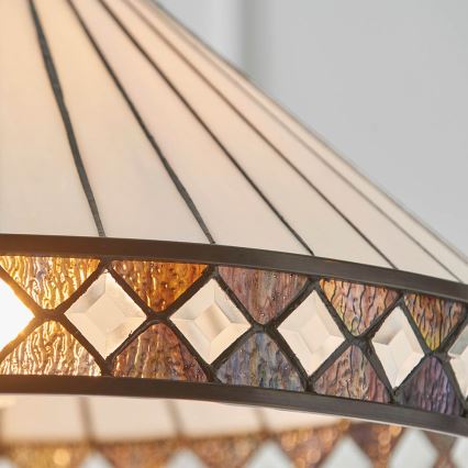 Endon 64147 - Luster na lancu FARGO 1xE27/60W/230V pr. 50 cm
