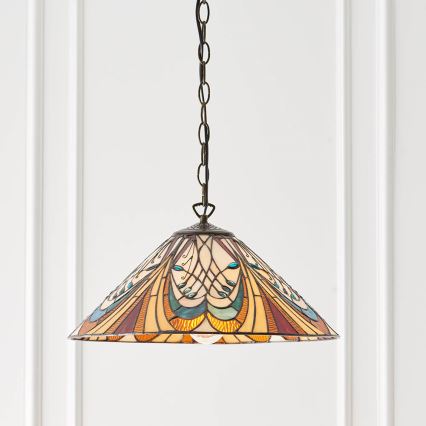 Endon 64162 - Luster na lancu HECTOR 1xE27/60W/230V pr. 40 cm