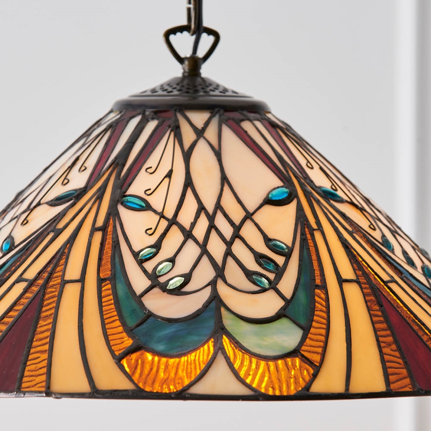 Endon 64162 - Luster na lancu HECTOR 1xE27/60W/230V pr. 40 cm