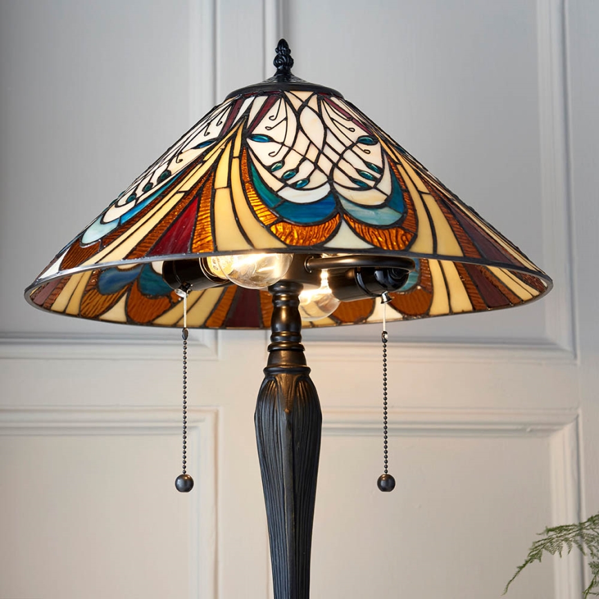 Endon 64163 - Stolna lampa HECTOR 2xE27/60W/230V promjer 40 cm