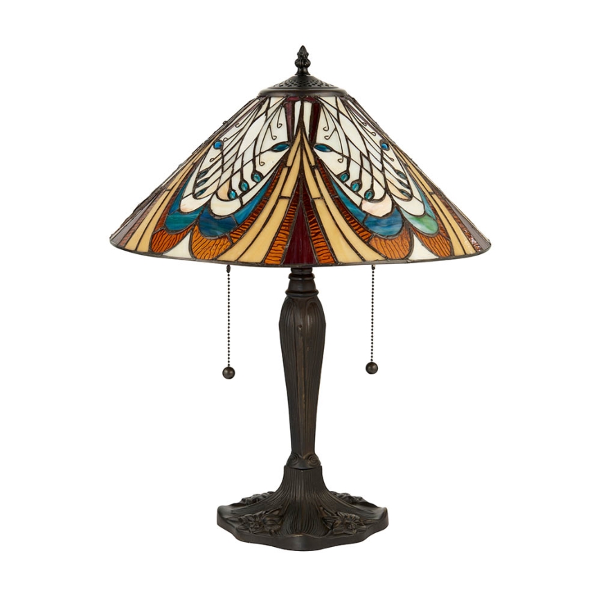 Endon 64163 - Stolna lampa HECTOR 2xE27/60W/230V promjer 40 cm