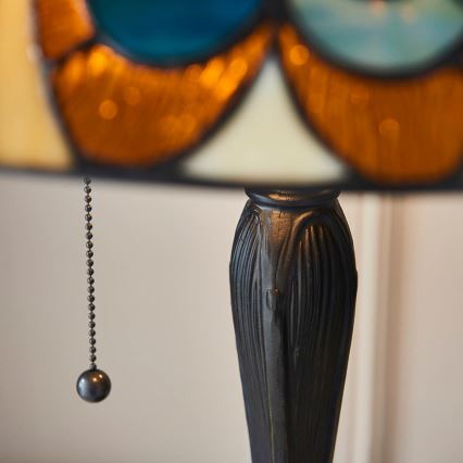 Endon 64163 - Stolna svjetiljka HECTOR 2xE27/60W/230V Ø 40 cm