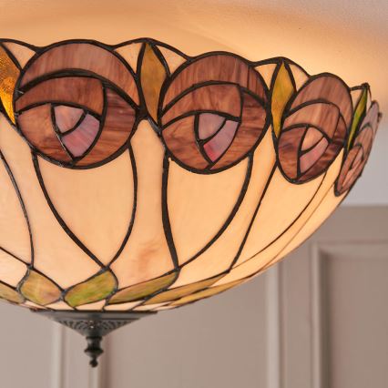Endon 64173 - Stropna svjetiljka HUTCHINSON 2xE27/60W/230V pr. 50 cm