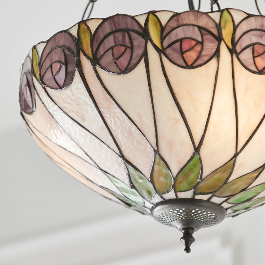 Endon 64175 - Luster na lancu HUTCHINSON 3xE27/60W/230V pr. 40 cm