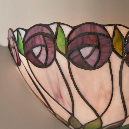 Endon 64178 - Zidna svjetiljka Tiffany HUTCHINSON 1xE14/40W/230V