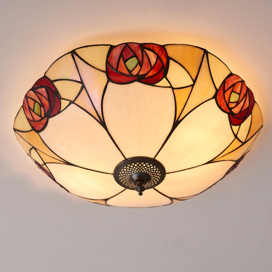 Endon 64182 - Stropna svjetiljka INGRAM 2xE27/60W/230V pr. 45 cm