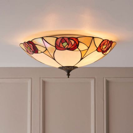 Endon 64182 - Stropna svjetiljka INGRAM 2xE27/60W/230V pr. 45 cm