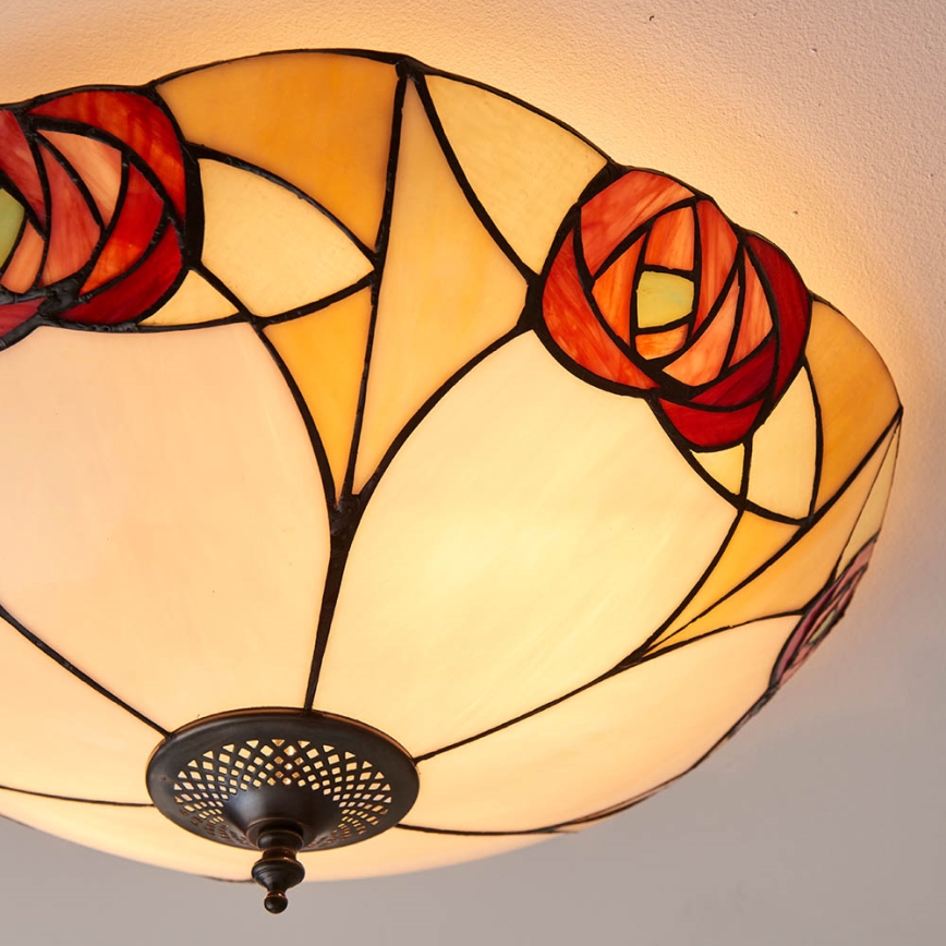 Endon 64182 - Stropna svjetiljka INGRAM 2xE27/60W/230V pr. 45 cm