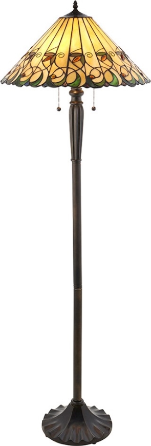 Endon 64192 - Podna lampa JAMELIA 2xE27/60W/230V, promjer 50 cm