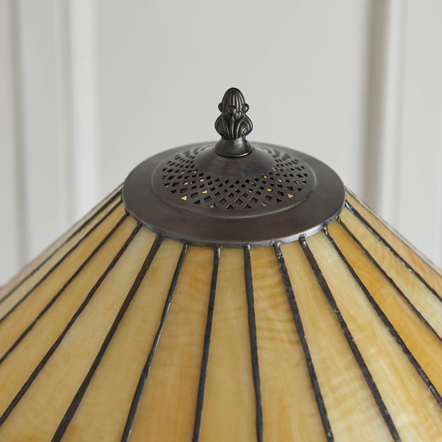 Endon 64192 - Podna svjetiljka Tiffany JAMELIA 2xE27/60W/230V, promjer 50 cm