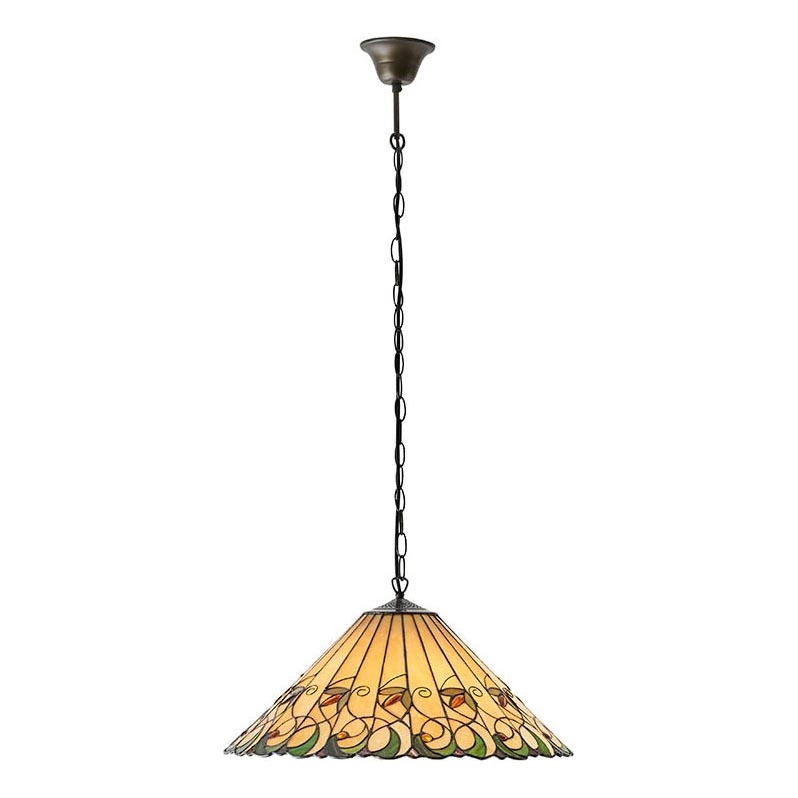 Endon 64194 - Luster na lancu JAMELIA 3xE27/60W/230V pr. 50 cm